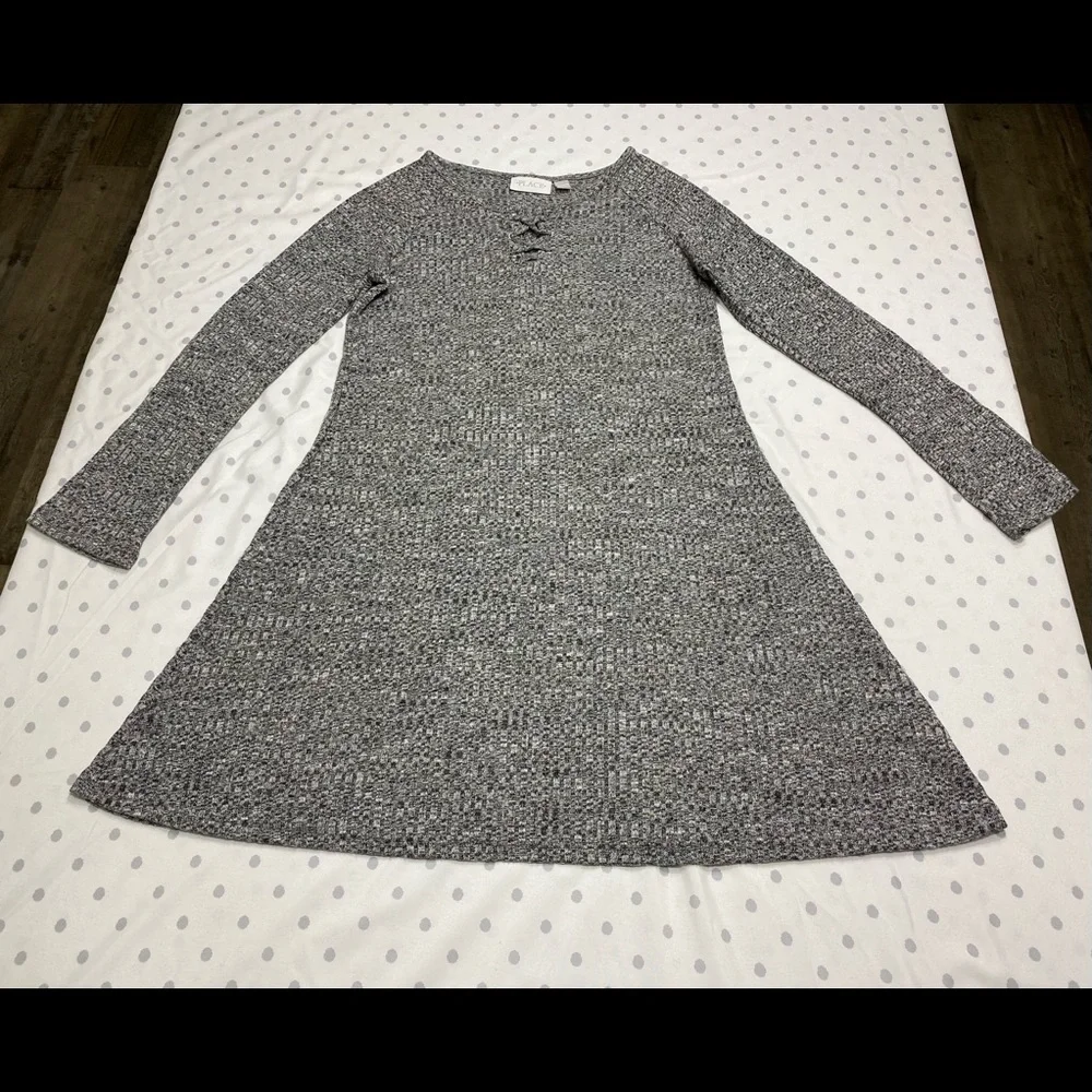 Children's Place Dress~Large 10-12~ Gray & Black‎